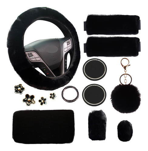 Zwzcyz Funda Esponjosa Para Volante Para Mujer Con Funda De 0