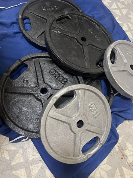 Discos Fundicion Con Agarre - Total 60kg - 30mm 1