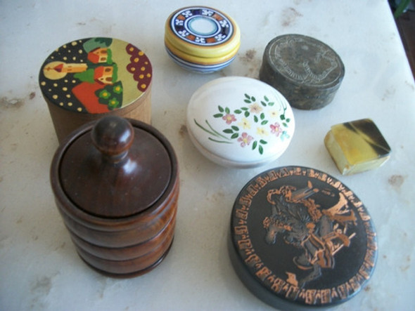 Miniaturas De Colección: 7 Preciosas Cajitas Diferentes $550 0