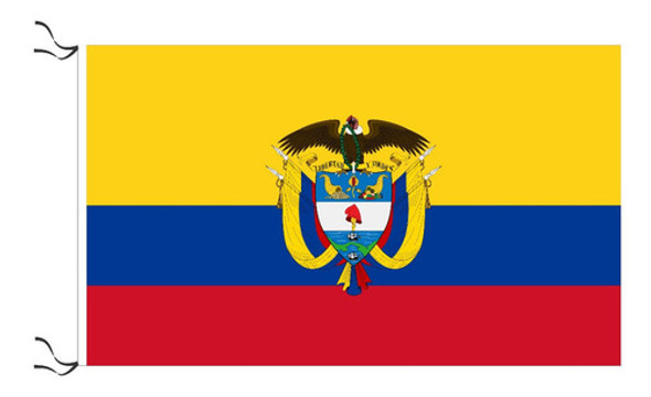 Bandera De Colombia Con Escudo 90x150cm Yde Todos Los Países 0 Bandera De Colombia Con Escudo 90x150cm Yde Todos Los Países 0
