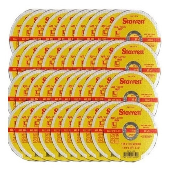 Disco Corte Starrett 4.1/2  - 48 Unid 0 Disco Corte Starrett 4.1/2  - 48 Unid 0