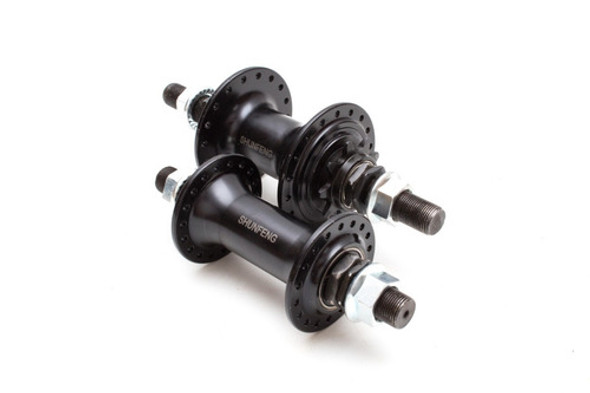 Maza Delantera Y Trasera Bmx ¡driver 9t Y Rulemanes! Negras 1 Maza Delantera Y Trasera Bmx ¡driver 9t Y Rulemanes! Negras 1