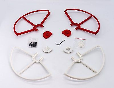 Rojo + Blanco Snap On/off Prop Guardia Rápido Lanzamiento He 1