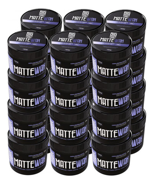 Cera Capilar Matte Wax Big Barber 150g Seca Atacado 24 Unida 0 Cera Capilar Matte Wax Big Barber 150g Seca Atacado 24 Unida 0