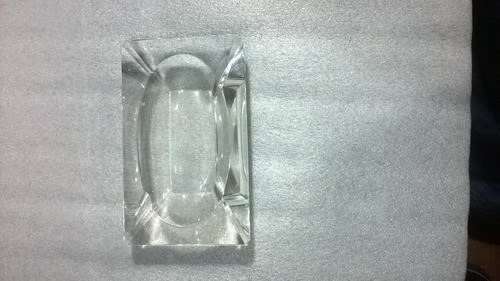 Excelente Cenicero De Cristal 0