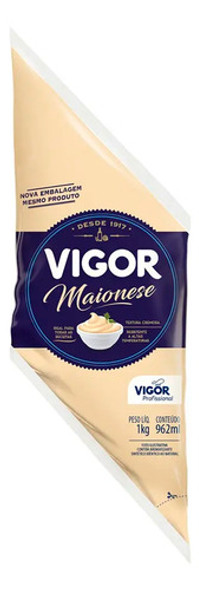 Maionese Sachê 1kg - Vigor 0