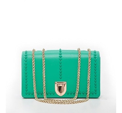 Susu Josie Piel Crossbody Bolsa Con Tachuelas 0