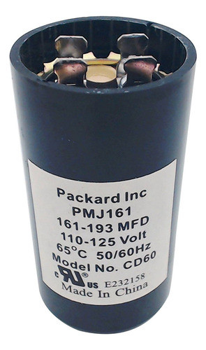 Condensador De Arranque Packard Pmj161 110-125v, 161-193 Mfd 0