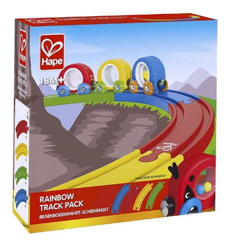Hape Pack Vias Arco Iris -e3804- Pido Gancho 0