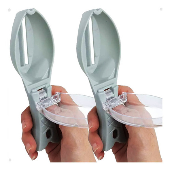 Kit 2 Escamador Limpador De Escamas Peixe Limpador Premium 0