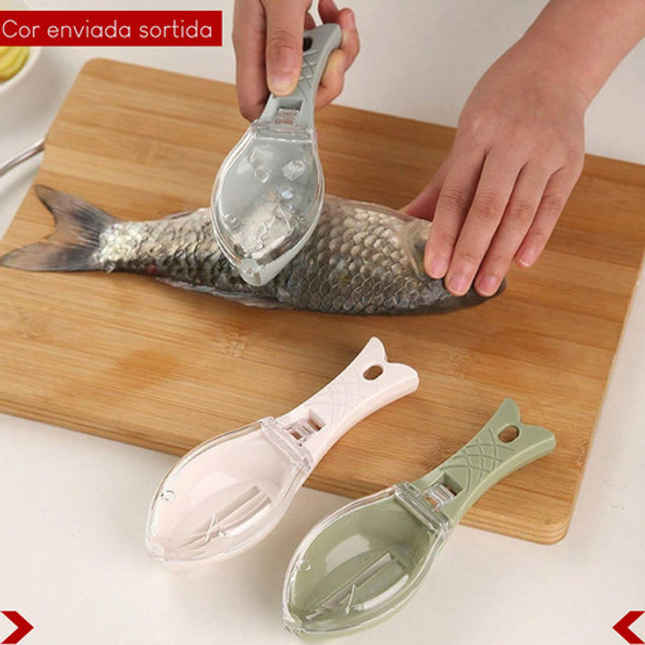 Kit 2 Escamador Limpador De Escamas Peixe Limpador Premium 1