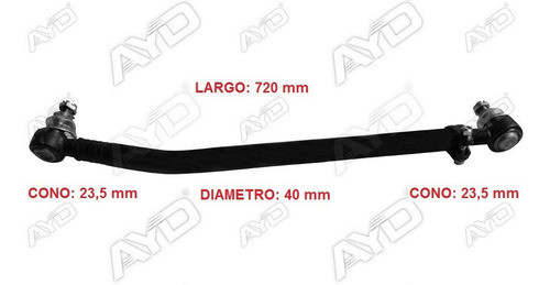 Barra Corta Mb Ayd Mercedes Benz Camion 1621 (1998) 0