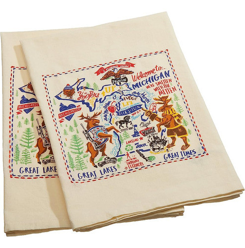 Primitives By Kathy Bordado Lol Made You Smile Dish Towel, C 0