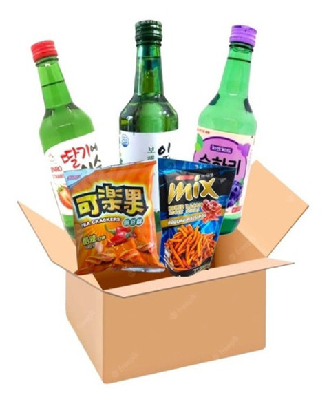 Box - Soju + Snack Surtidos - Origen Oriental. 0