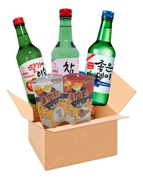 Box - Soju + Snack Surtidos - Origen Oriental. 0