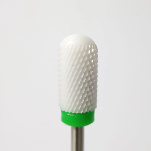 Fresa De Cerámica Manicura Barrel Ball Verde 3/32  C 1