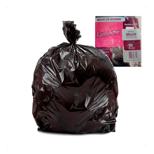 Bolsa De Residuos 50cm X55cm 10 Unid - Pack X10 Paquetes 0