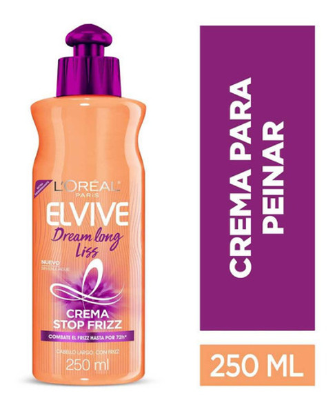 Crema Para Peinar Dream Long Liss Elvive L´oréal 250ml X 2u 0 Crema Para Peinar Dream Long Liss Elvive L´oréal 250ml X 2u 0
