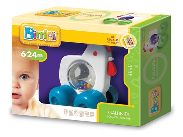 Gallinita - Sonajero Arrastre - Bimbi 0