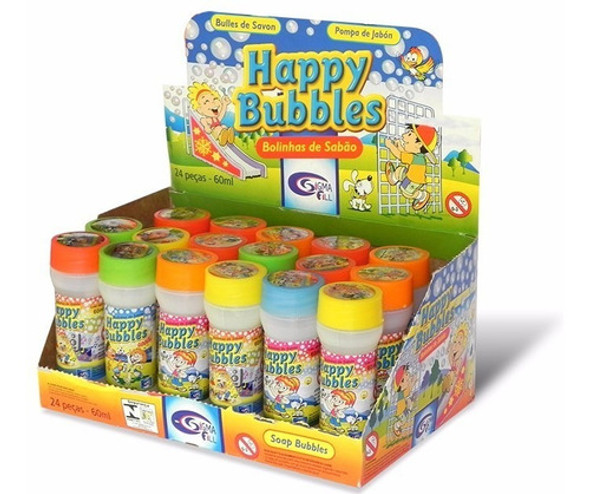 Bolhas De Sabão 12 Unid Lembrancinha Pra Personalizar 0