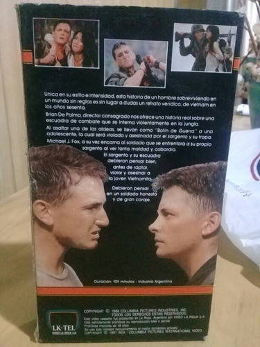 Pelicula En Vhs  Titulo : Pecados De Guerra 1