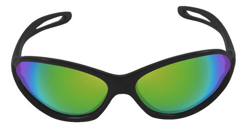 Modelo Spy 39 - Open Preto Fosco - Lentes: Hdx Roxa/verde 1