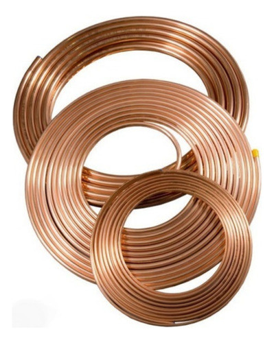 Caño Cobre Refrigeracion 1/2 Rollo 15mts. Calidad Importado 0