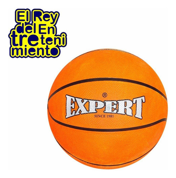 Pelota De Basketball Expert Nº3 De Goma Basquetbol - El Rey 1