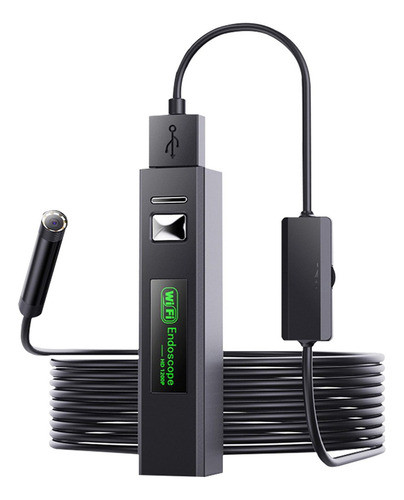 Câmera Endoscópica Para Android Ios Cabo Rígido De 5m 1