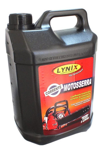 Óleo De Corrente Para Motosserra 5 Litros Lynix 1