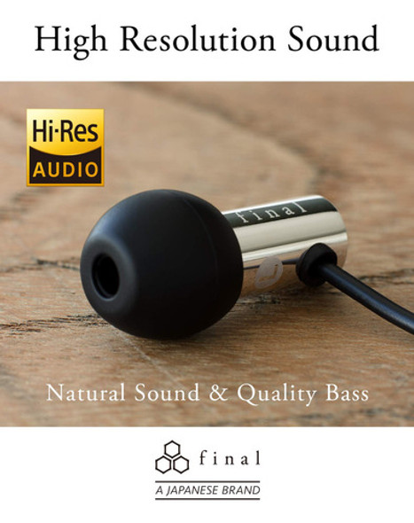 Diseño De Audio Final E3000 ° C H-res Auriculares Acero In 1