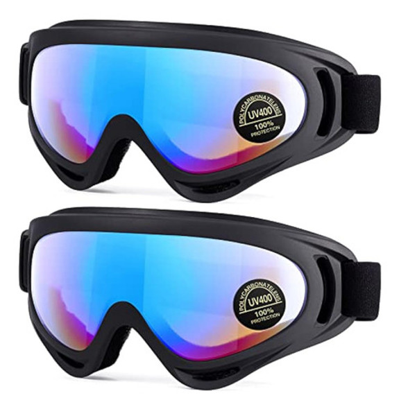 Mambaout - Paquete De 2 Gafas De Nieve Para 0 Mambaout - Paquete De 2 Gafas De Nieve Para 0