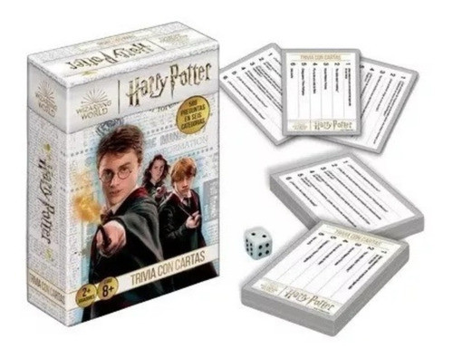 Juego De Mesa Trivia Harry Potter Con Cartas Toyco 0