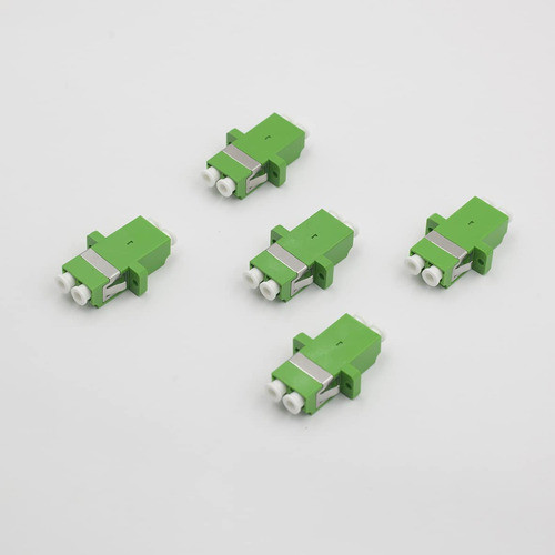 5 Unids/paquete Lc Apc Adaptador De Fibra Ptica Dplex Lc Aco 0