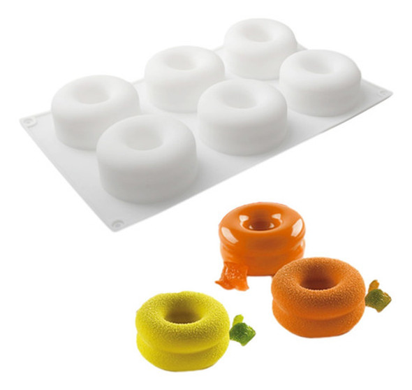 Moldes De Silicona Ocpo Kitchen 3d Para Rosquillas Para Horn 0