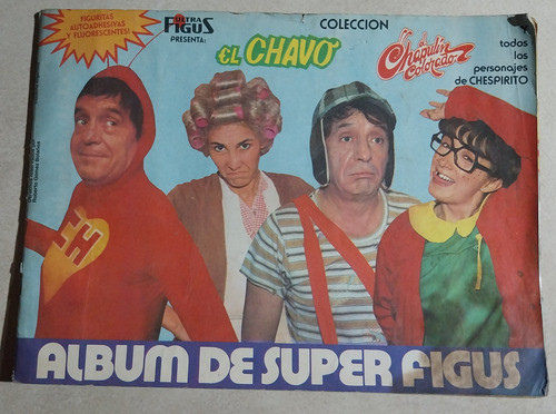 Album De Figuritas El Chavo. Ultra Figus, 61 Pegadas. 0