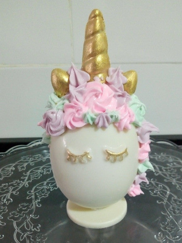 Huevo Unicornio De Chocolate Blanco Pascuas Marroc Rocklets 0