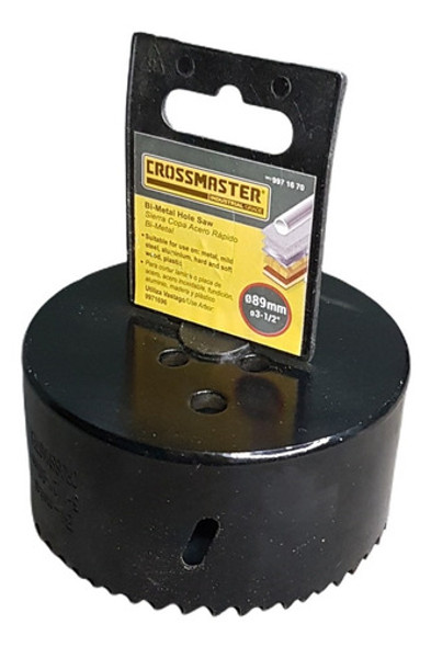 Sierra Copa Bi Metal 89mm - 3 1/2 Pulgadas Crossmaster 1