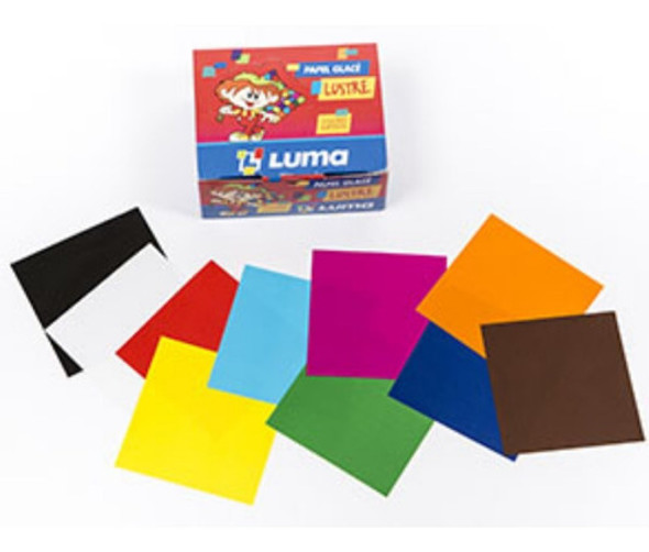 Papel Glace Lustre 10x10cm X10u X50 Paquetes 1