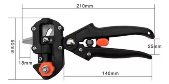 Tesoura Alicate Para Enxertia Plantas E Árvores Frutíferas 1