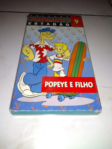 Fita Vhs Popeye E Seu Filho Desenho 0