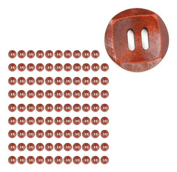 Botão: 100 Peças, Em Forma De Tigela, Impermeável, Durável, 0