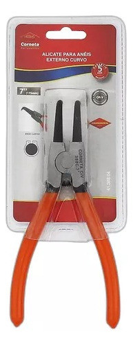 Alicate Para Anéis 7 Pol Externo Curvo - Corneta 1