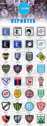 Parche Aplique Bordado Futbol Escudos Clubes Escudos Equipos 1