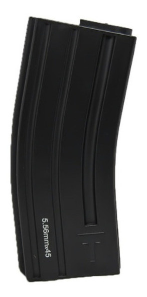 Magazine M4/m16 Mid-cap Cor Preto 120bbs - Taitus Airsoft 0