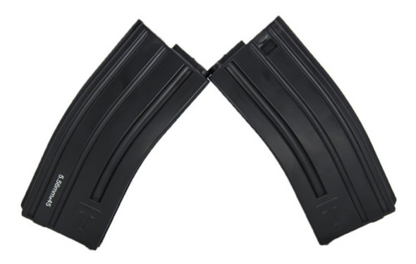 Magazine M4/m16 Mid-cap Cor Preto 120bbs - Taitus Airsoft 1