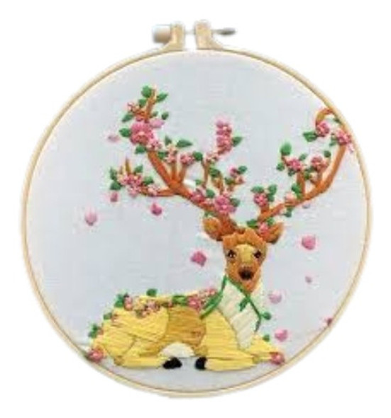 Kit De Bordado Común, Infantil Completo Ciervo Entero 1