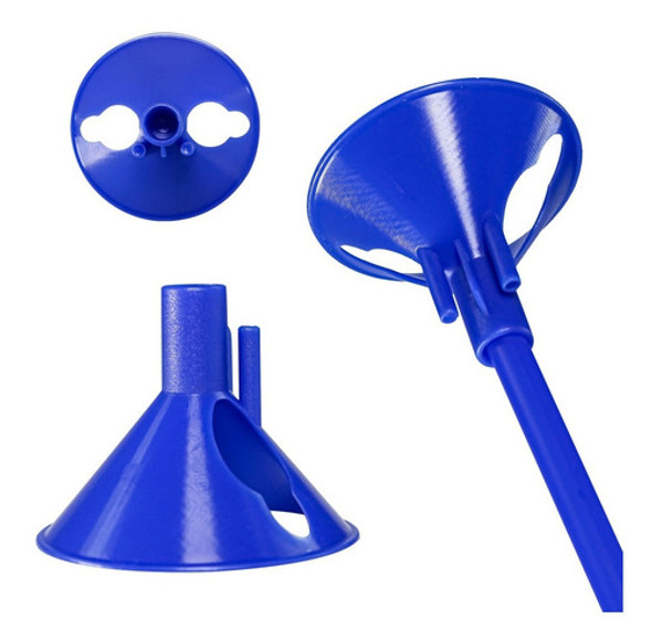 Suporte Vareta Haste Pega Balão/bexiga Azul - 33cm - 10und 1 Suporte Vareta Haste Pega Balão/bexiga Azul - 33cm - 10und 1