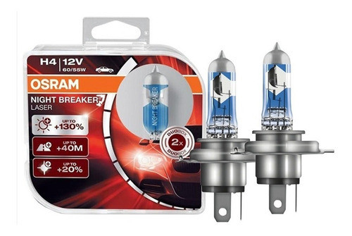 Lampara Osram H4 12v 60/55w P43t Night Breaker Laser 1
