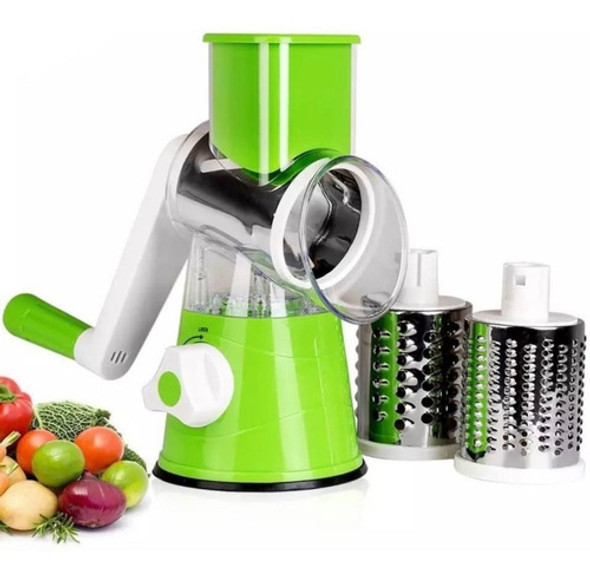 Rallador De Queso Y Verduras Mandolina Manual Con Manivela 0